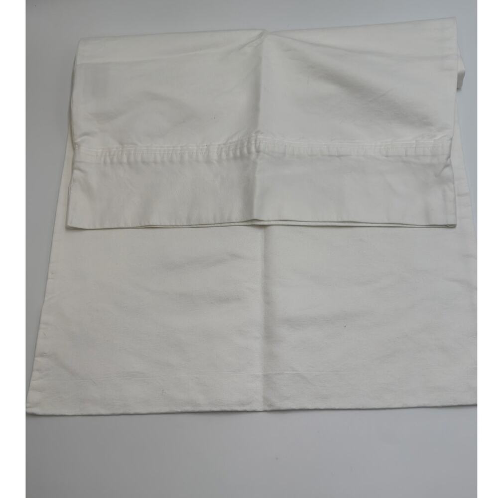 Superior · One King Pillowcase · 100% Egyptian Cotton · White · Luxury Bedding